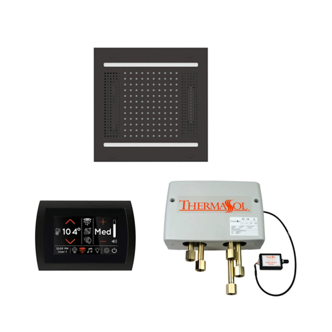 ThermaSol STC & HydroVive Wellness Shower Package With Digital Shower Valve (SAK40716) by SAKSBY WHOLESALE