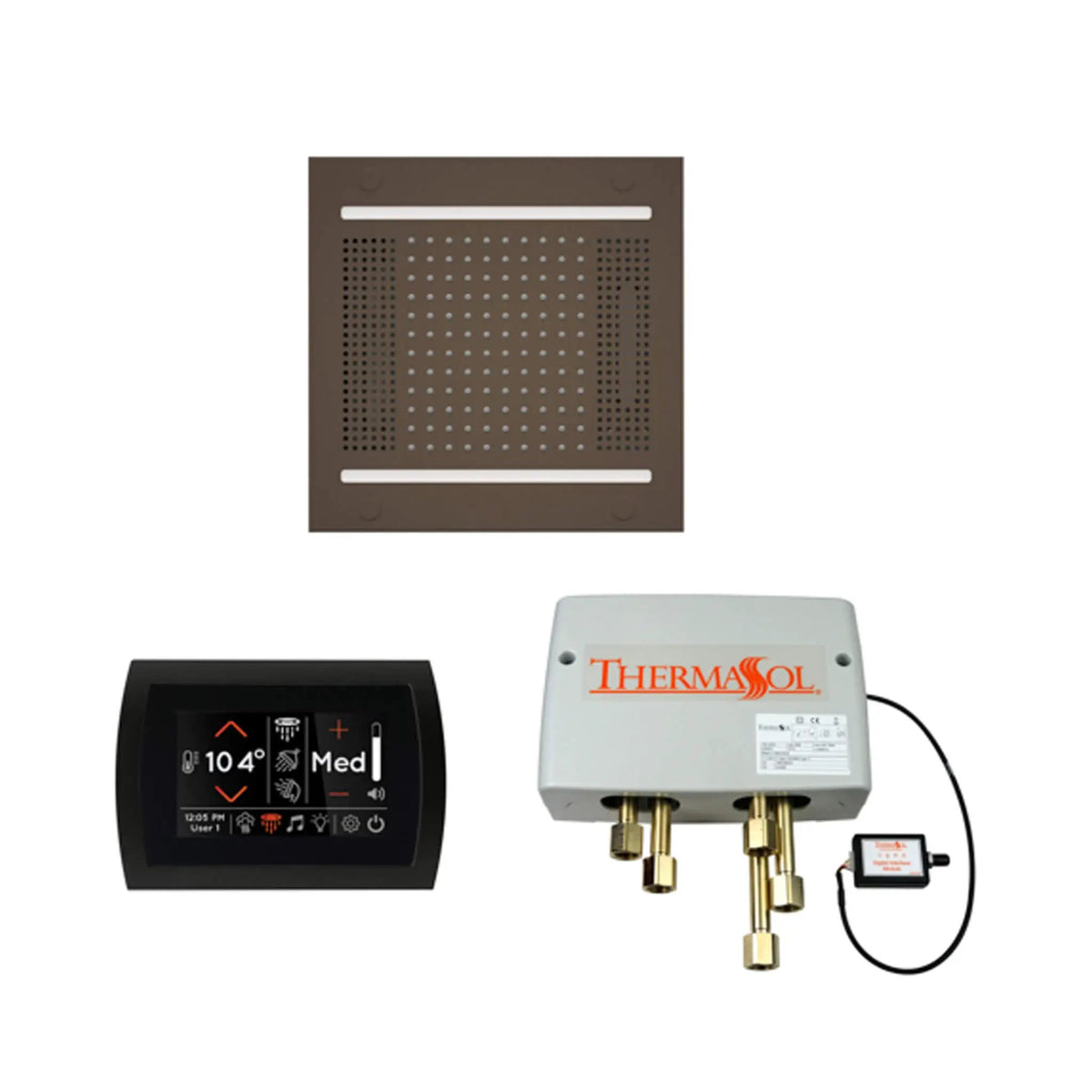 ThermaSol STC & HydroVive Wellness Shower Package With Digital Shower Valve (SAK40716) by SAKSBY WHOLESALE