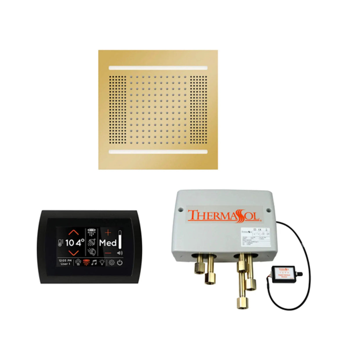 ThermaSol STC & HydroVive Wellness Shower Package With Digital Shower Valve (SAK40716) by SAKSBY WHOLESALE