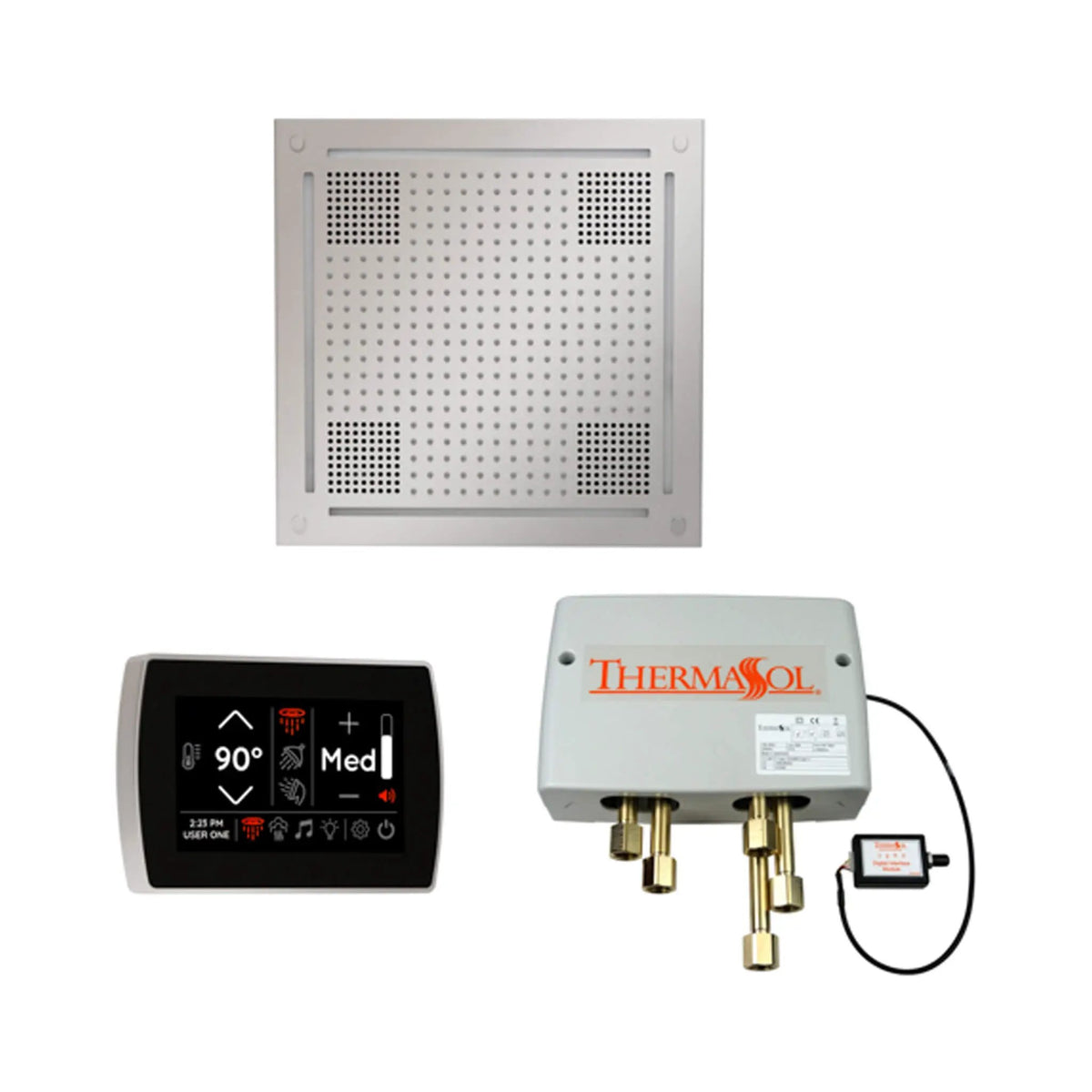 ThermaSol STC & HydroVive Wellness Shower Package With Digital Shower Valve (SAK40716) by SAKSBY WHOLESALE