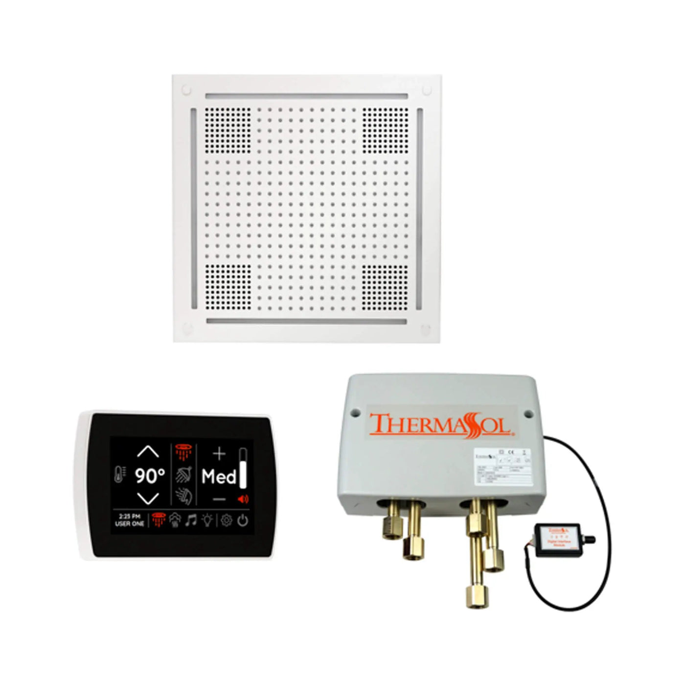 ThermaSol STC & HydroVive Wellness Shower Package With Digital Shower Valve (SAK40716) by SAKSBY WHOLESALE