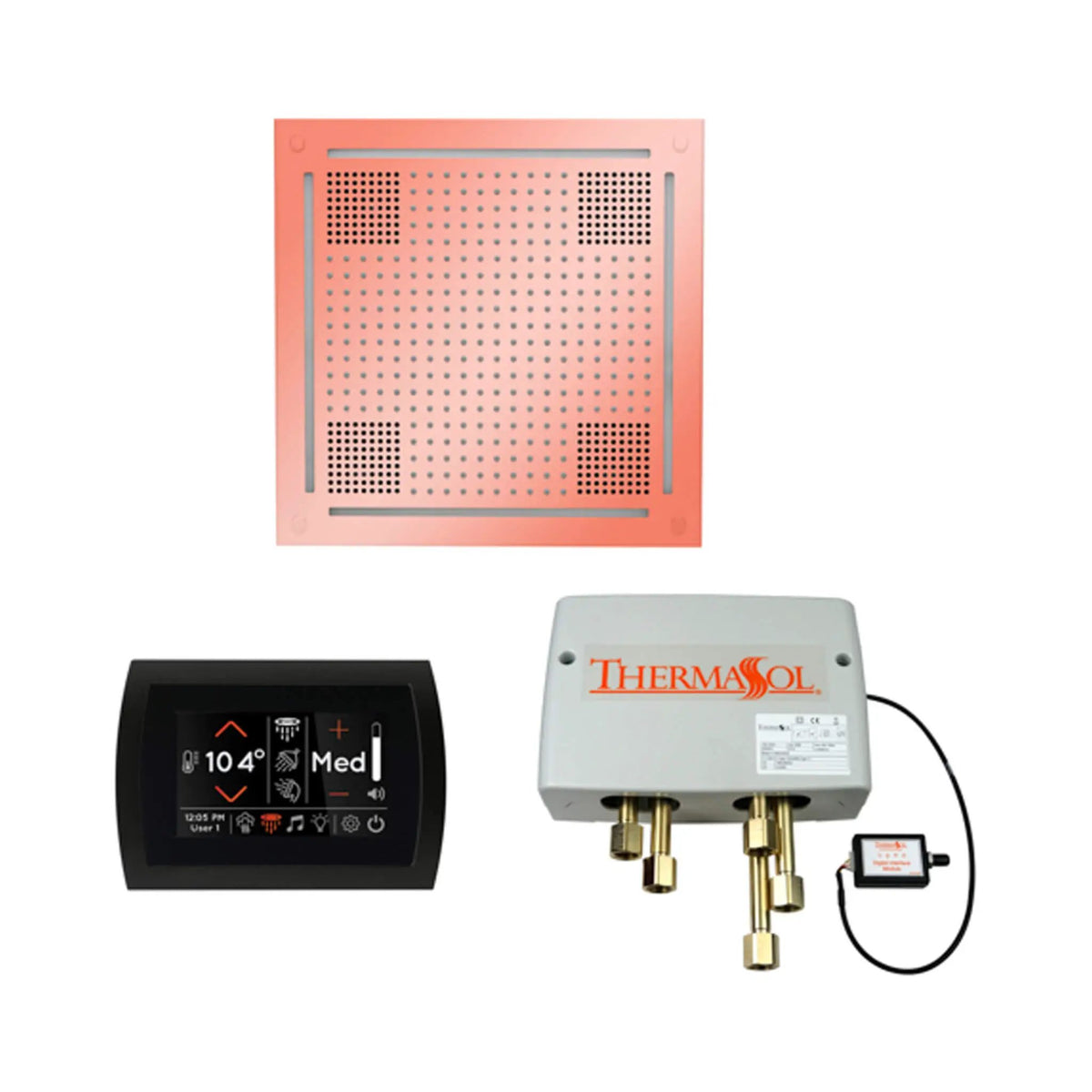 ThermaSol STC & HydroVive Wellness Shower Package With Digital Shower Valve (SAK40716) by SAKSBY WHOLESALE