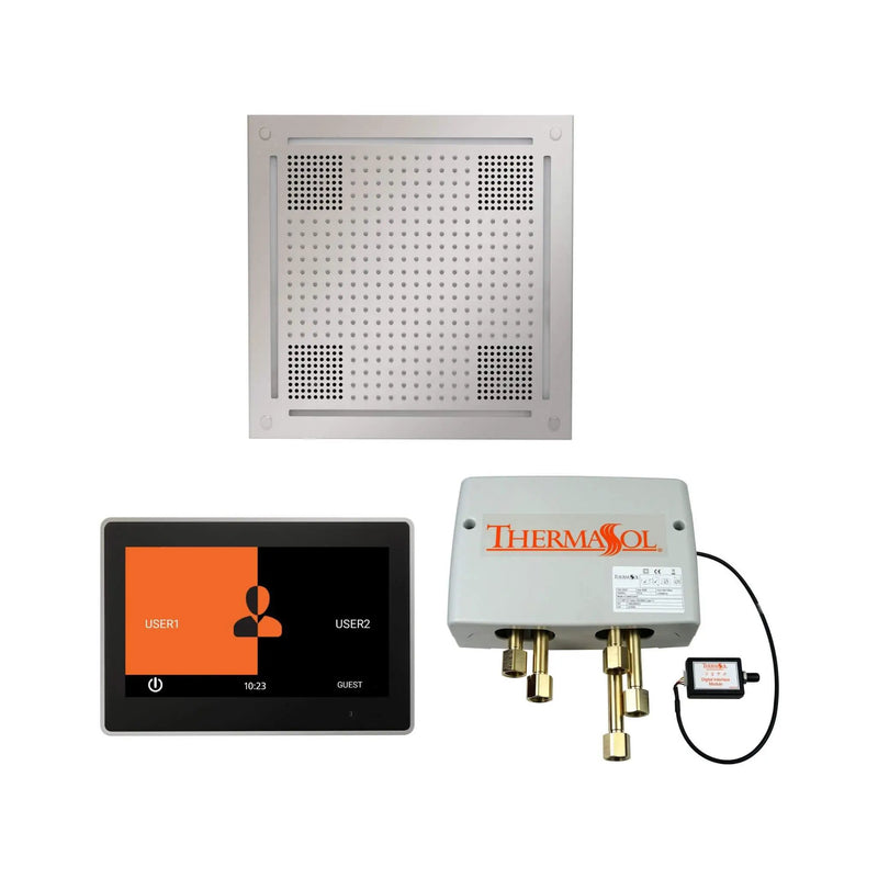 ThermaSol ThermaTouch 10-Inch Shower Control Package With Digital Shower Valve [WHSP10S] (SAK41571) by SAKSBY WHOLESALE