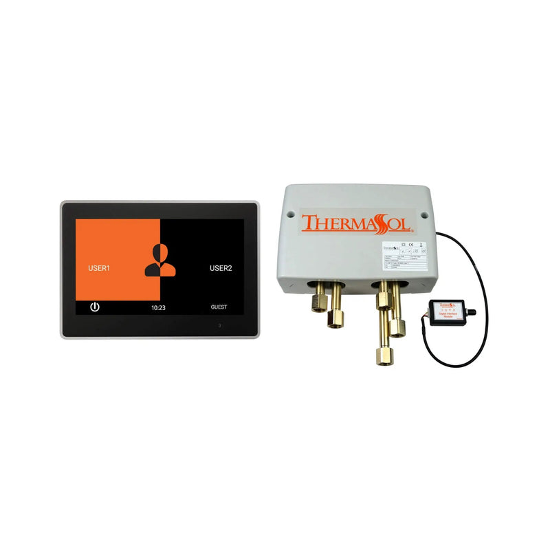 ThermaSol ThermaTouch 10-Inch Polished Nickel Digital Shower Control Package [DSPU-TT10] (SAK56024) by SAKSBY WHOLESALE