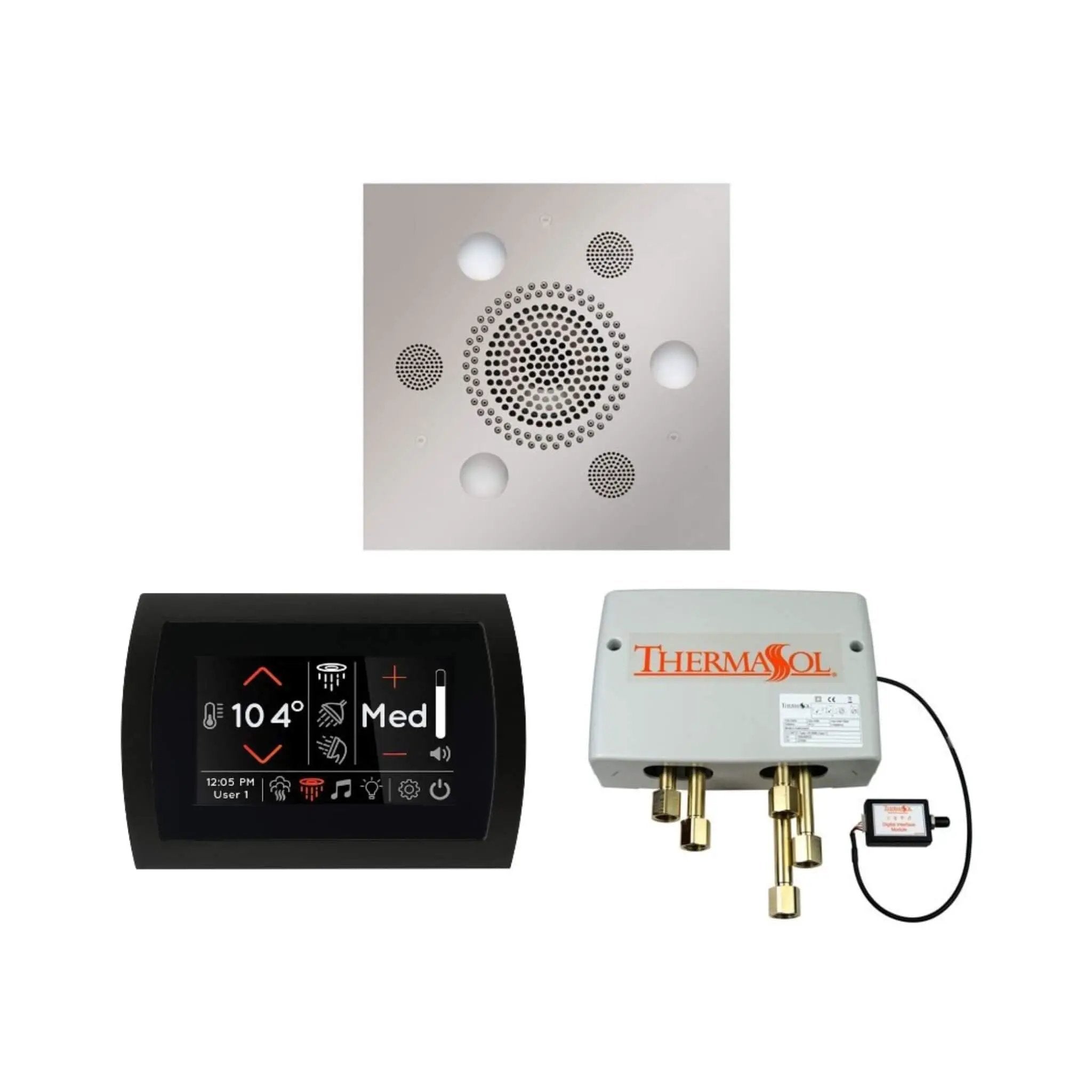 ThermaSol Wellness Shower Package With SignaTouch Square [WSPSS] (SAK57921) by SAKSBY WHOLESALE