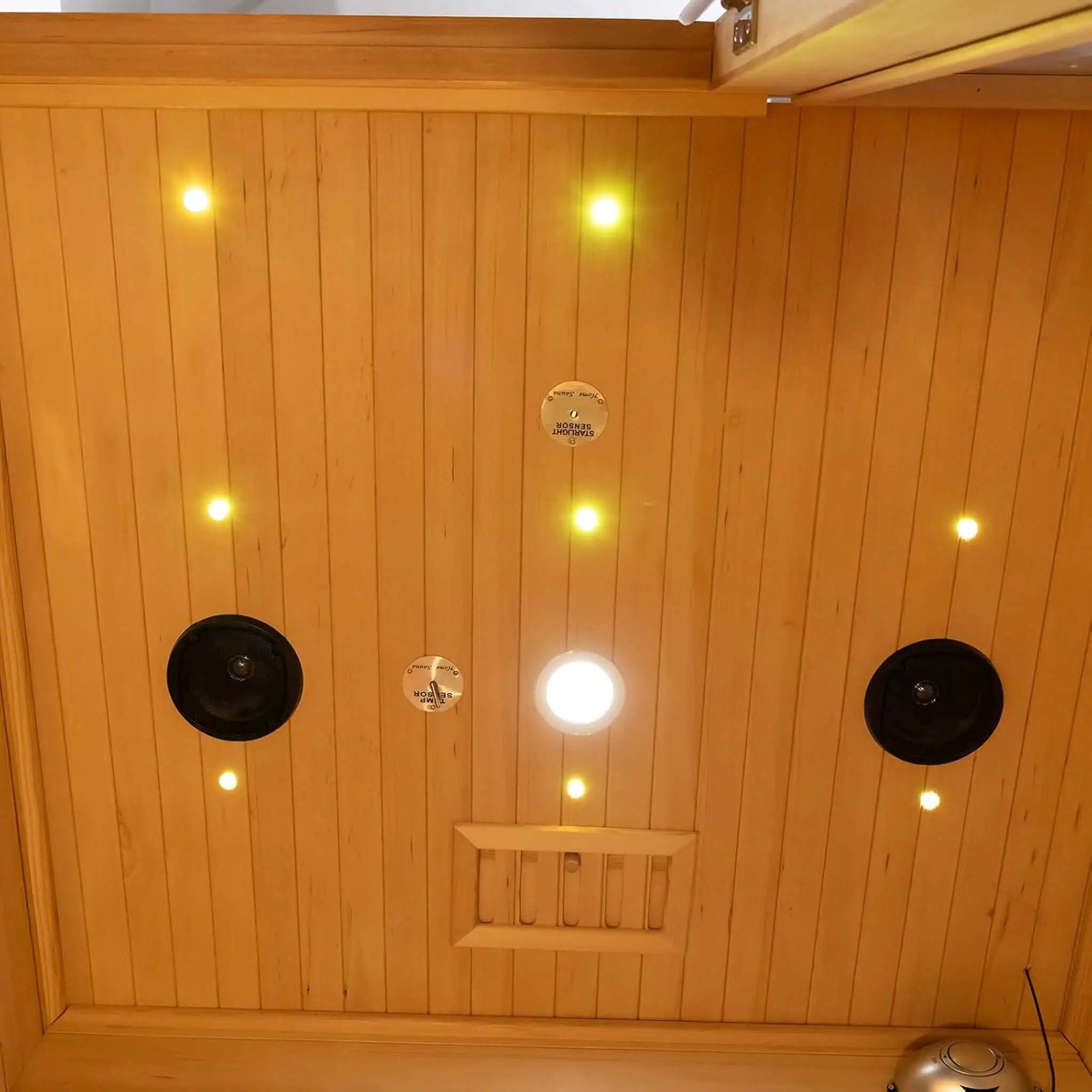 Rövia Luma 2-Person Indoor Hybrid Sauna Room With Infrared And 3.5KW Steam Heater [Made-To-Order] (SAK83750) by SAKSBY WHOLESALE
