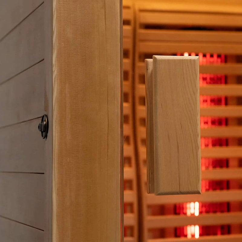 Rövia Luma 2-Person Indoor Hybrid Sauna Room With Infrared And 3.5KW Steam Heater [Made-To-Order] (SAK83750) by SAKSBY WHOLESALE