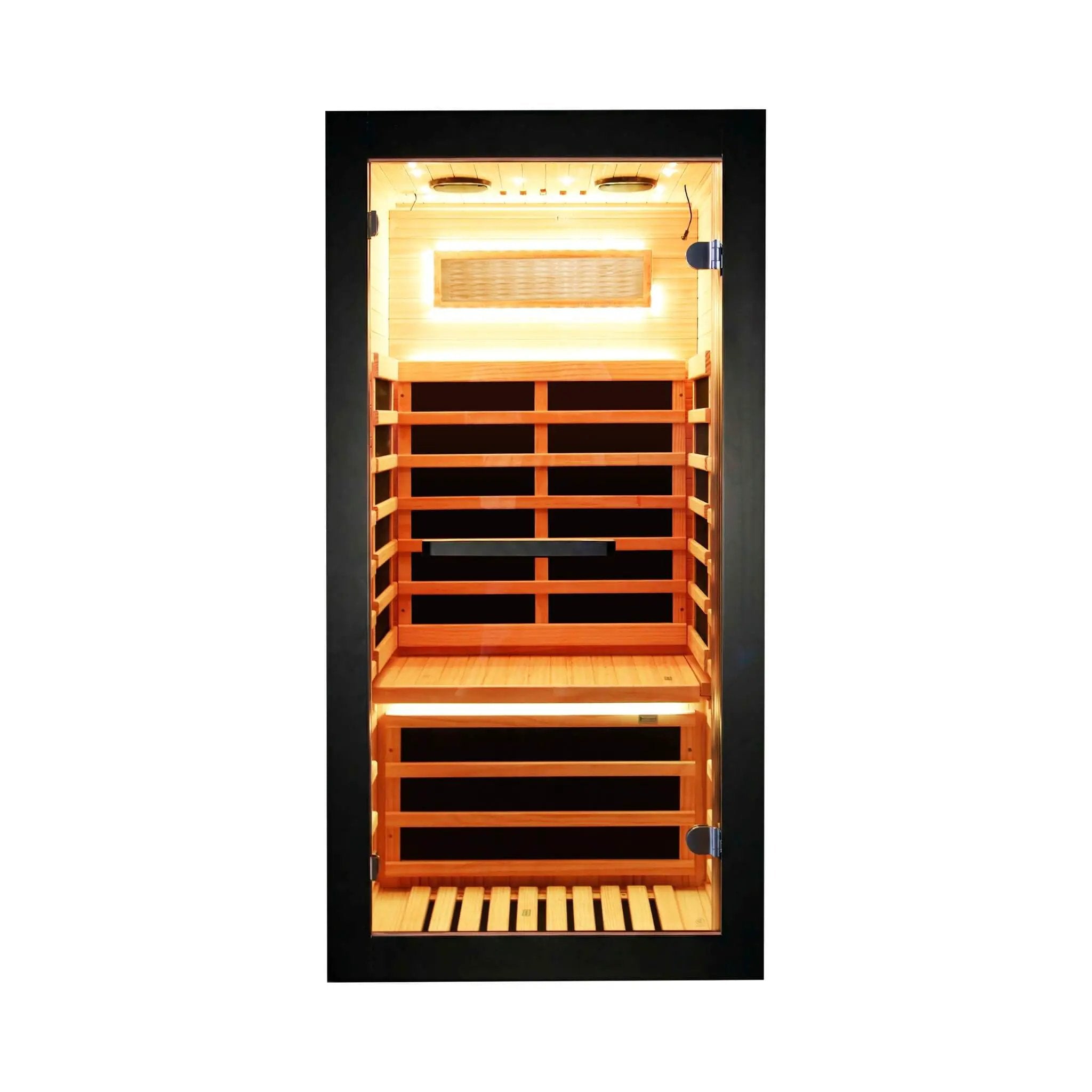 Thermora Solara Single-Person Chilean Pine Infrared Sauna Cabin (SAK57926) by SAKSBY WHOLESALE