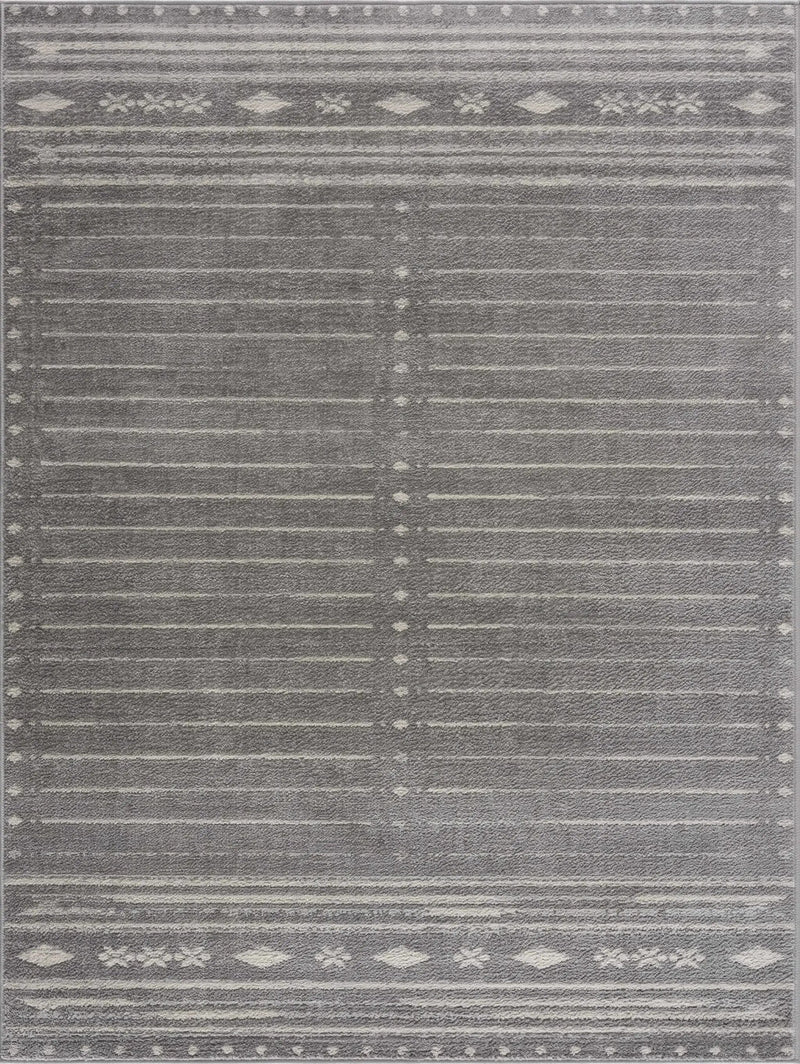 Tigri Aztec Ivory & Gray 2324 Area Rug - Clearance by Boutique Rugs