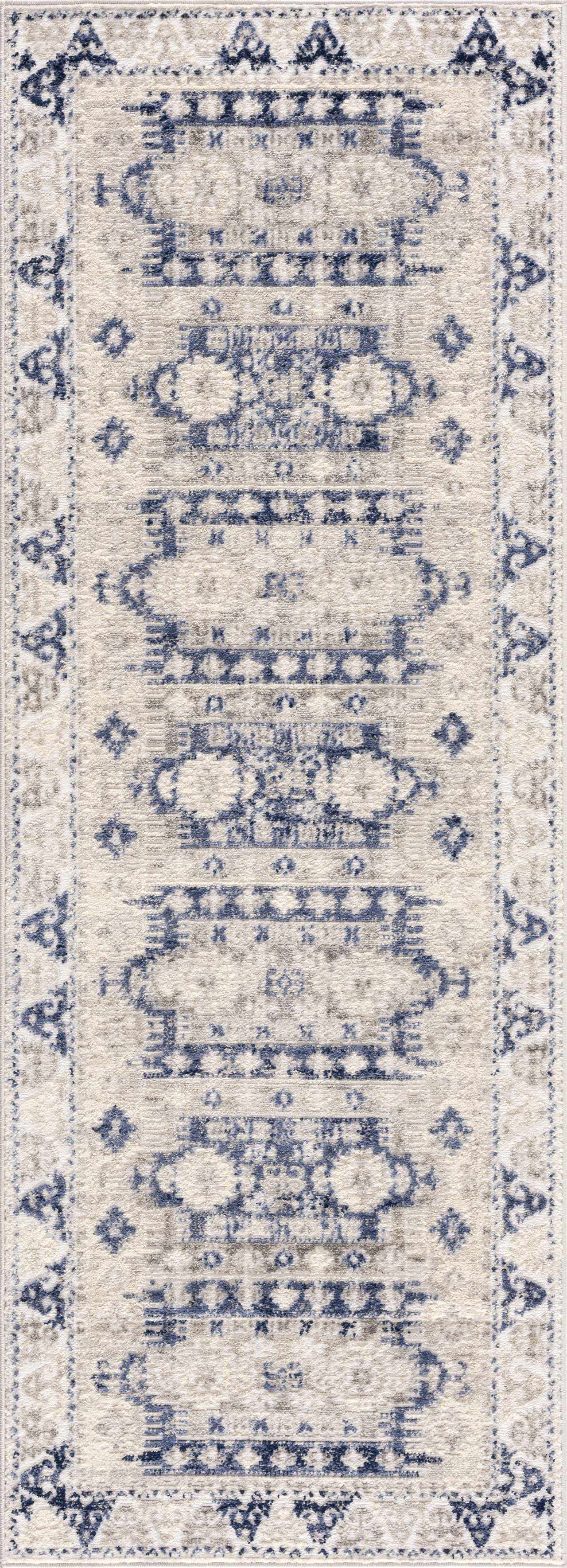 Bindi Navy Area Rug - Clearance by Boutique Rugs
