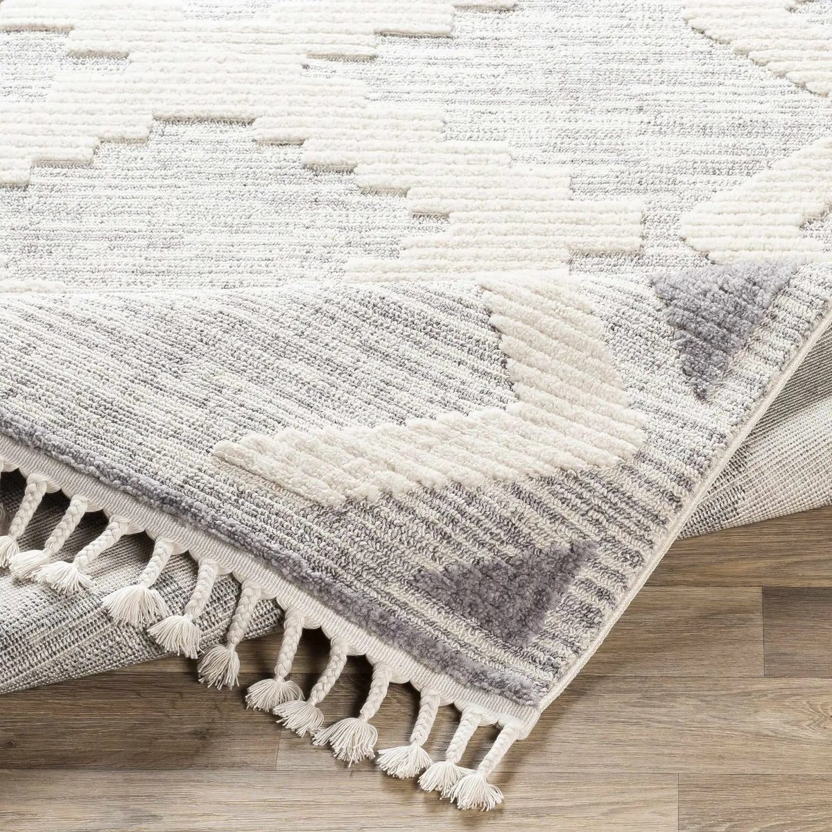 Thornburg High/Low Pile Rug with Tassels - Clearance, photo 4 of 10