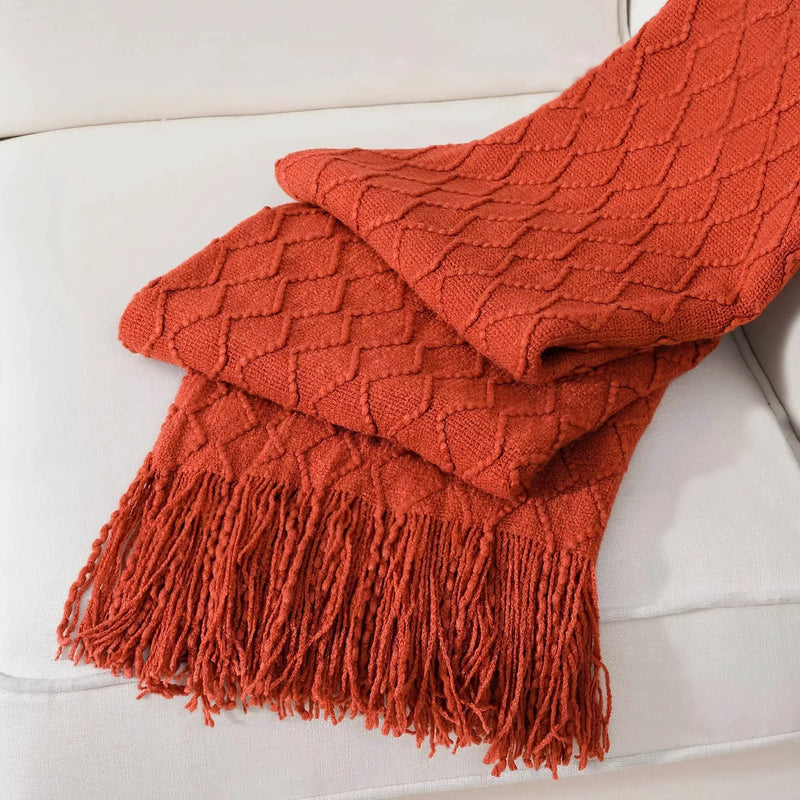 Throw Blanket - Soft Navy Blue 50x60 by House Of Avana
