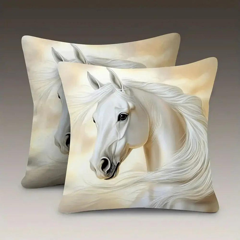Throw Pillows - Plush White Vintage by House Of Avana