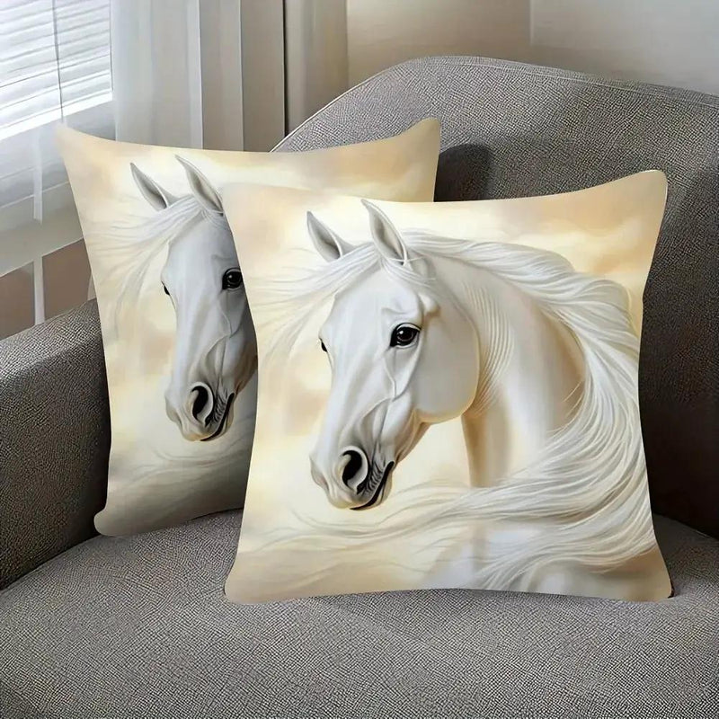 Throw Pillows - Plush White Vintage by House Of Avana