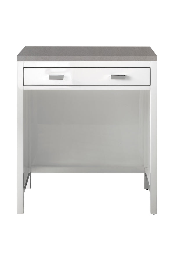 James Martin Addison 30" Countertop Unit, Glossy White