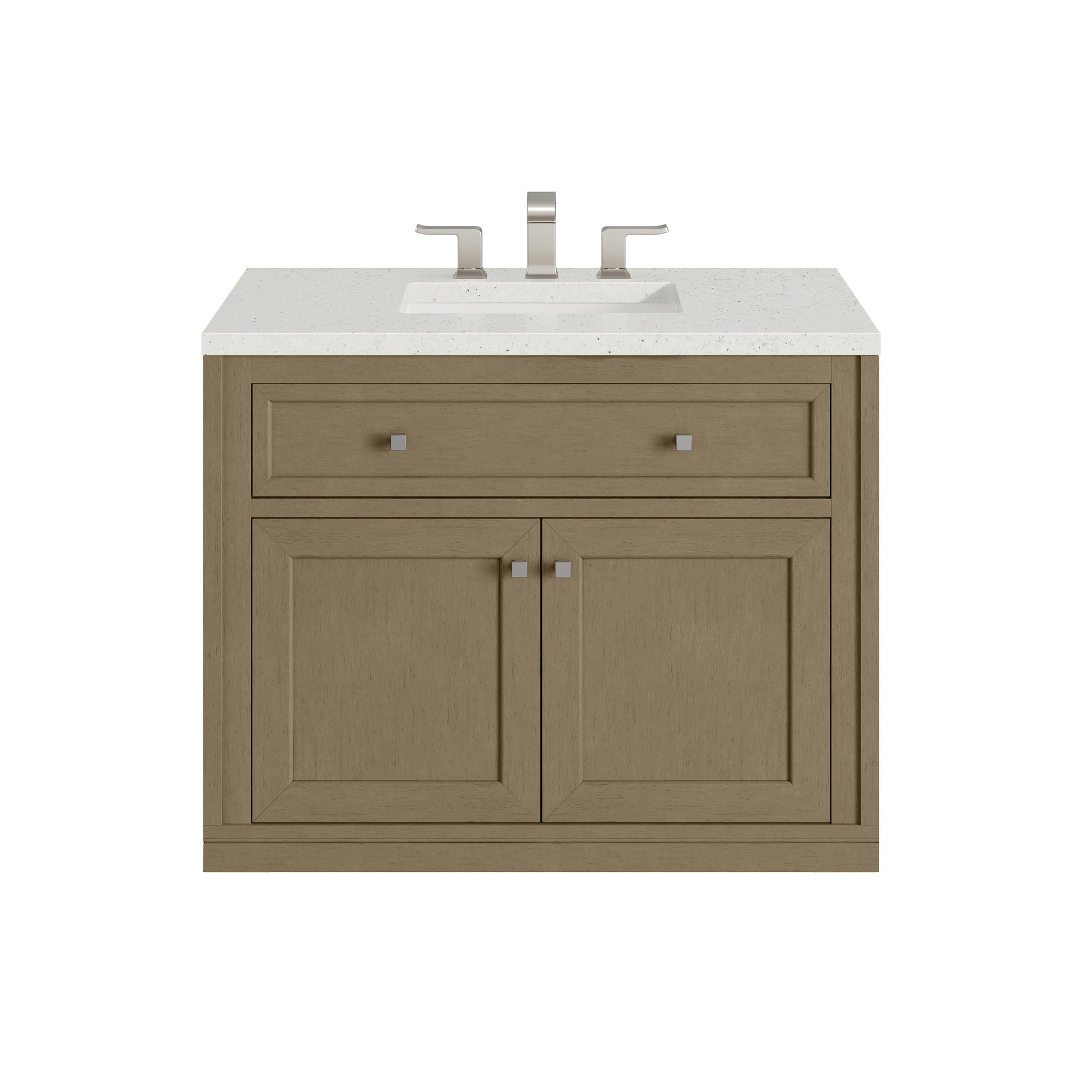James Martin Chicago 36" Single Bathroom Vanity, Walnut Whisper, view 25