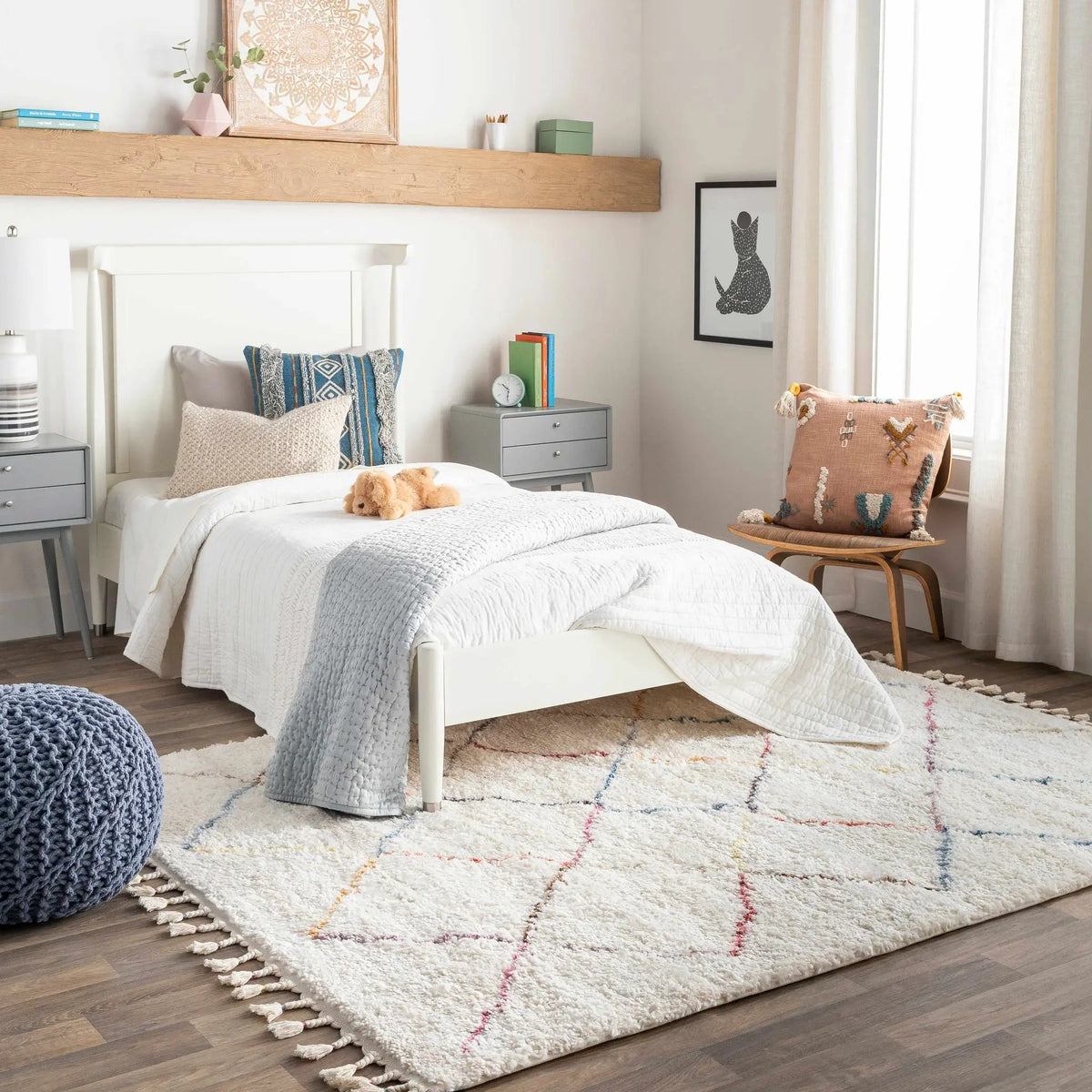 Tigao Area Rug - Clearance, installed in a room