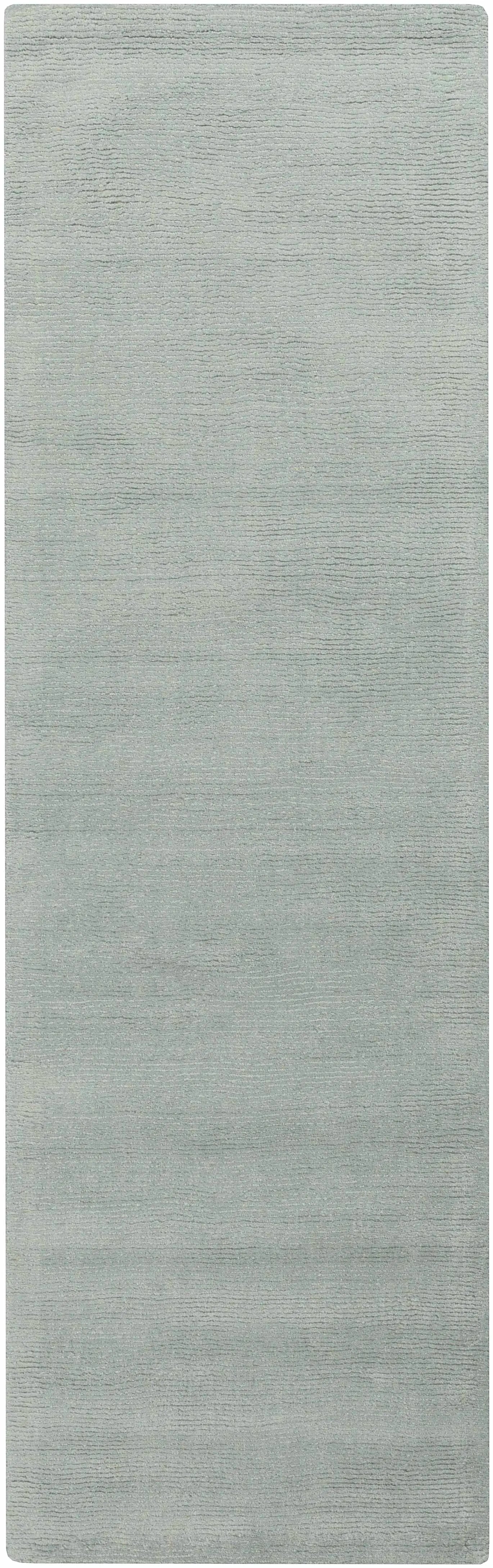 Brockton Solid Dusty Sage Wool Rug by Boutique Rugs