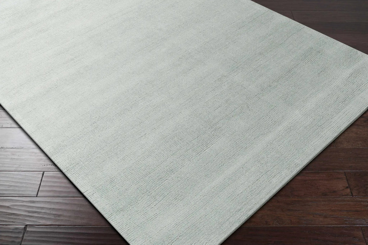 Brockton Solid Dusty Sage Wool Rug, photo 3 of 16