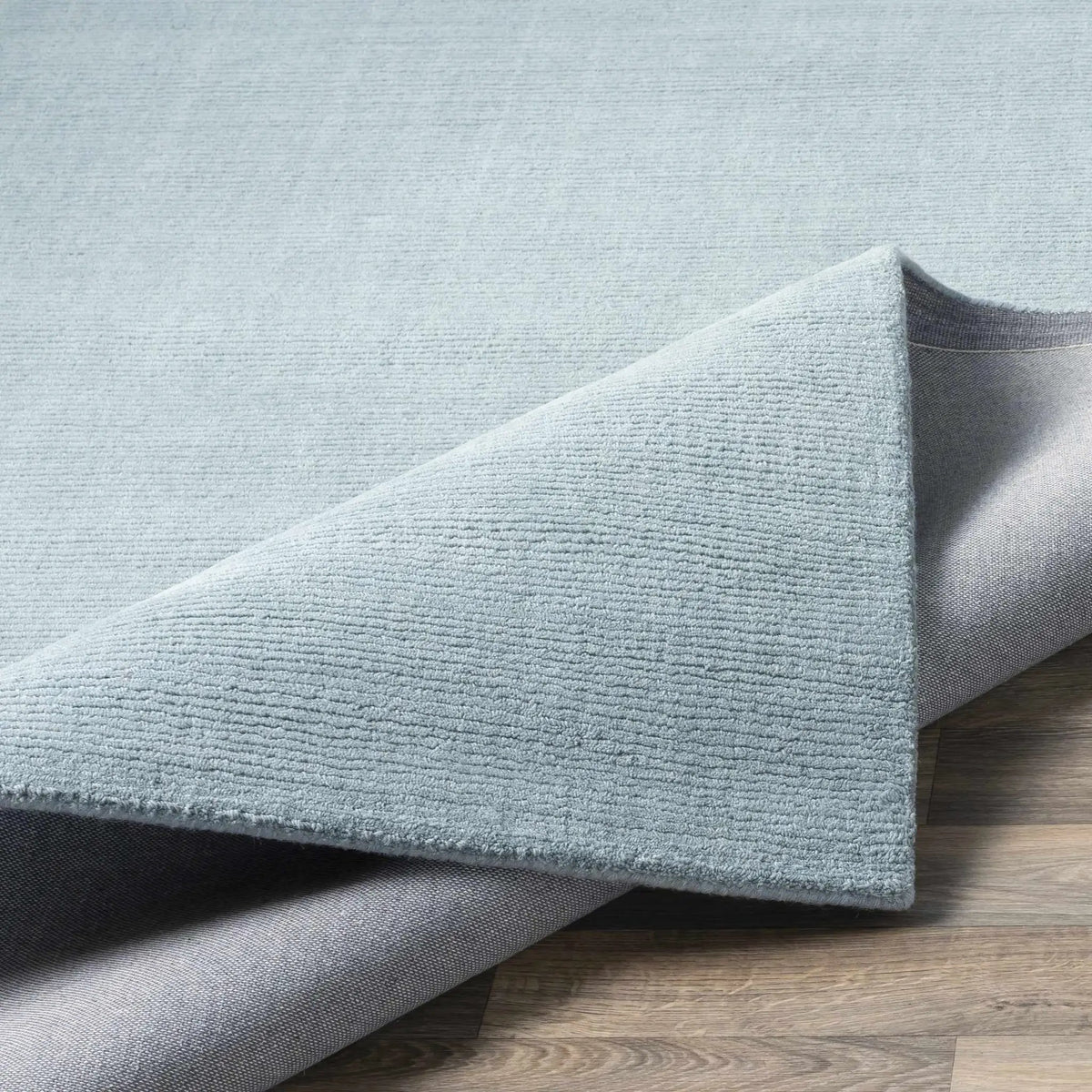 Brockton Solid Dusty Sage Wool Rug, photo 5 of 16