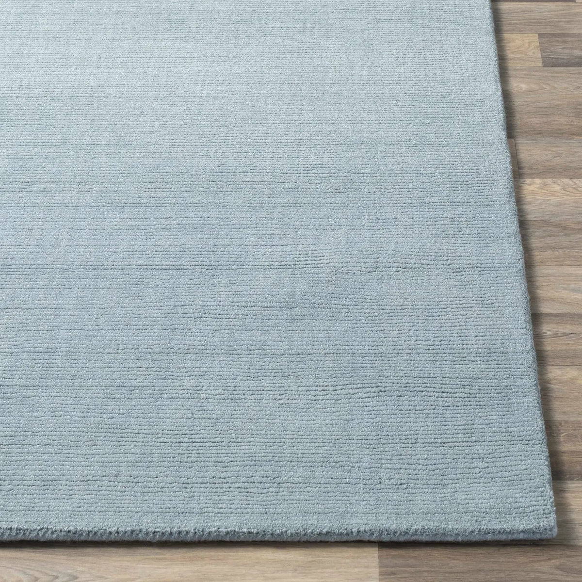 Brockton Solid Dusty Sage Wool Rug, photo 4 of 16