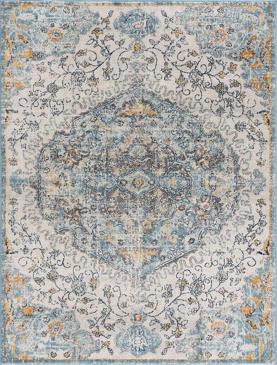 Tigrit Blue 2301 Area Rug - Clearance by Boutique Rugs