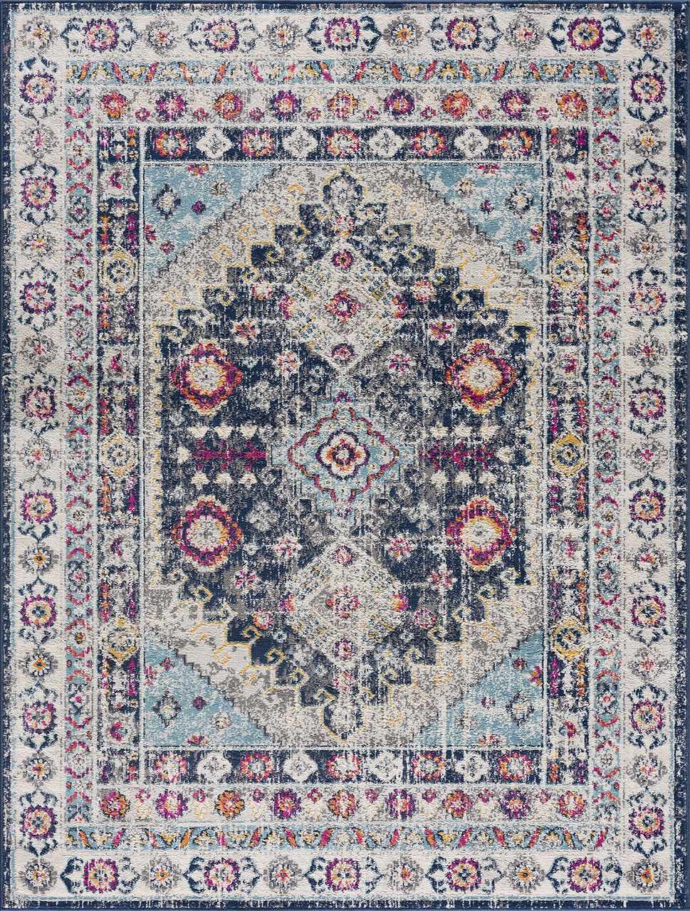 Tigrim 2307 Navy Rug - Clearance by Boutique Rugs