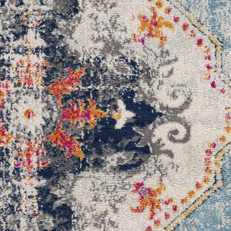 Tigried Turquoise 2308 Area Rug - Clearance by Boutique Rugs