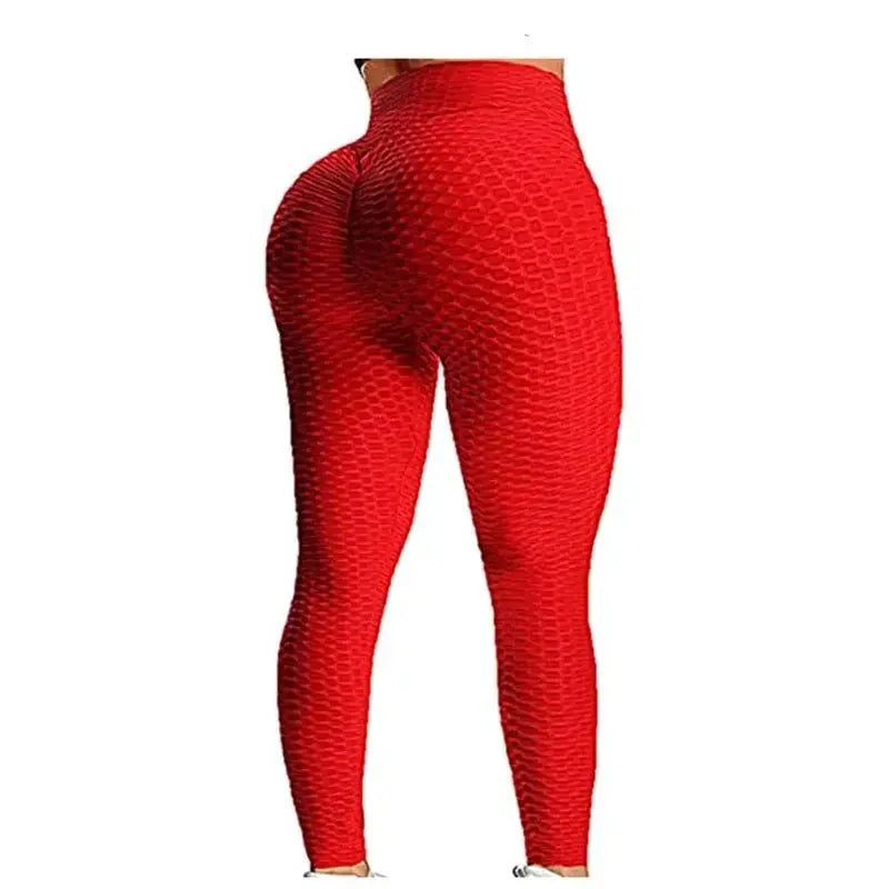 Women Leggings Anti-Cellulite High Waist Push Up Yoga Pants TikTok Butt Lift by Selzalot