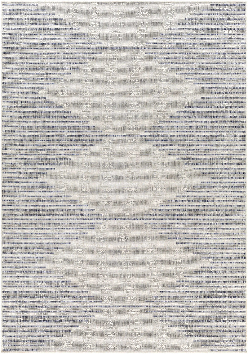 Stephan Gray & Blue Outdoor Rug by Boutique Rugs
