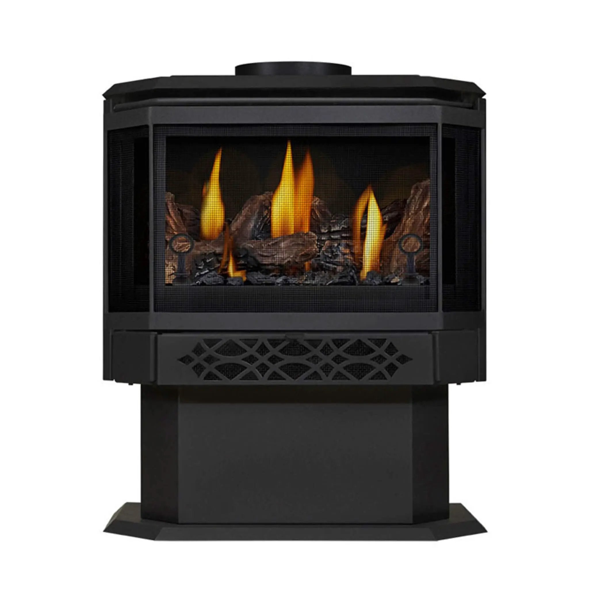 Timberwolf Vented Natural Gas Stove With Flame And Heat Adjustment [TDS28N] (SAK39160) by SAKSBY WHOLESALE