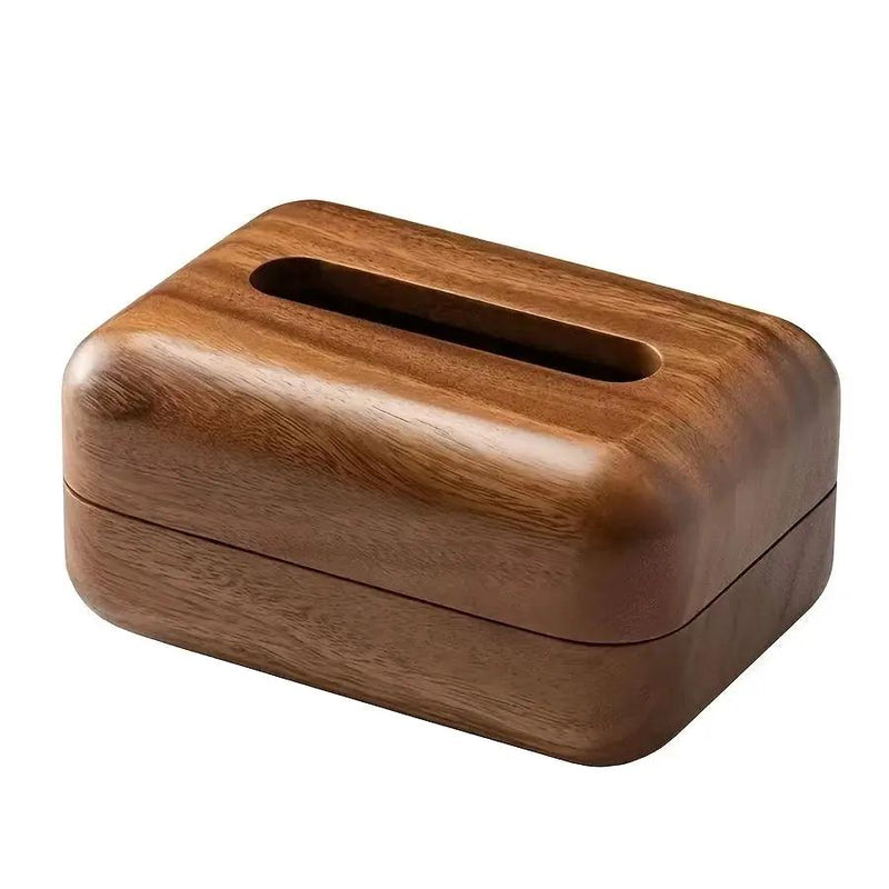 Tissue Box - Handcrafted Wooden with Lid by House Of Avana