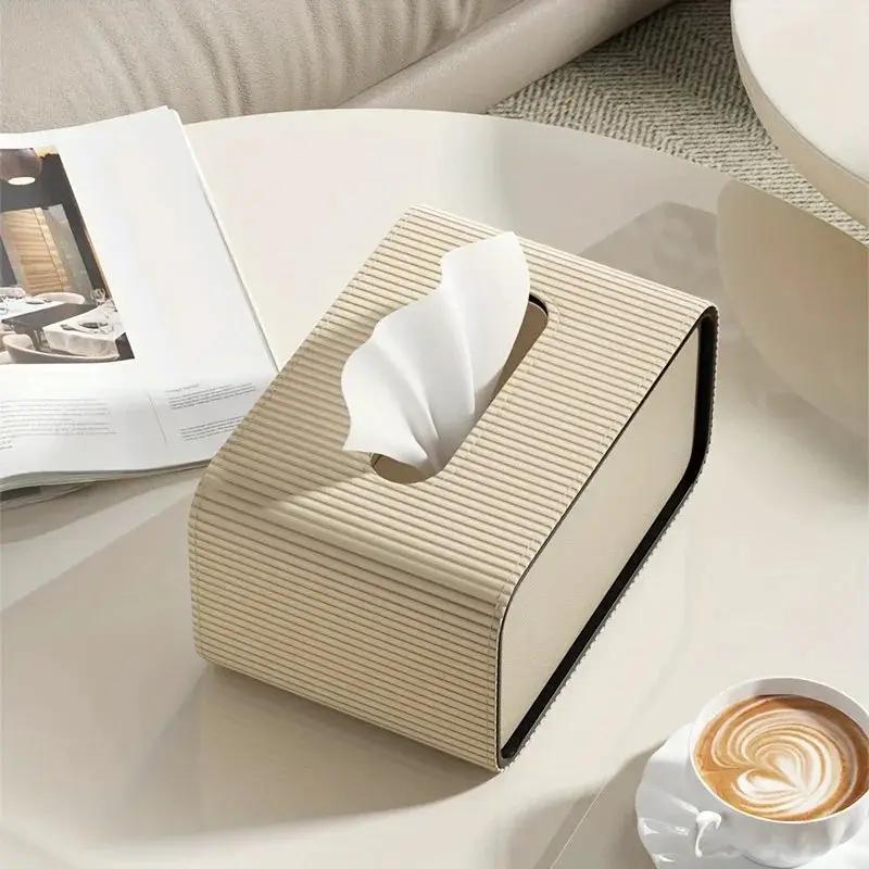 Tissue Box Holder - Luxury Leather Small by House Of Avana