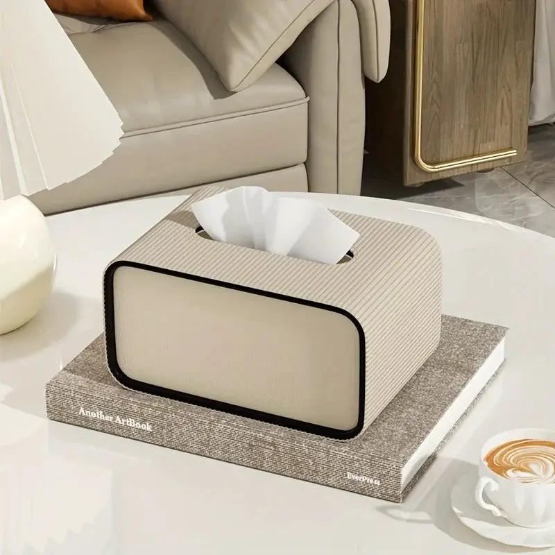 Tissue Box Holder - Luxury Leather Small by House Of Avana