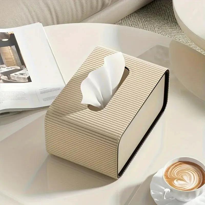 Tissue Box Holder - Luxury Leather Small by House Of Avana