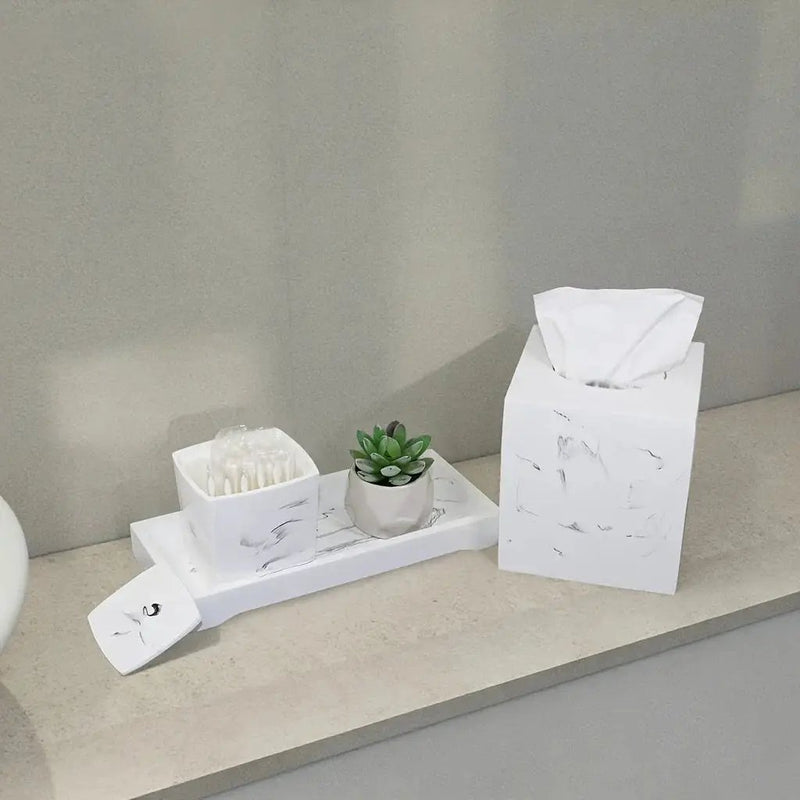 Tissue Box Holder - Luxury Marble by House Of Avana