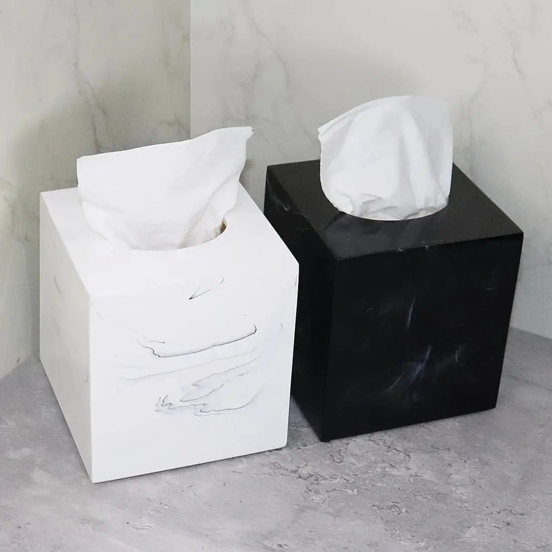 Tissue Box Holder - Luxury Marble by House Of Avana