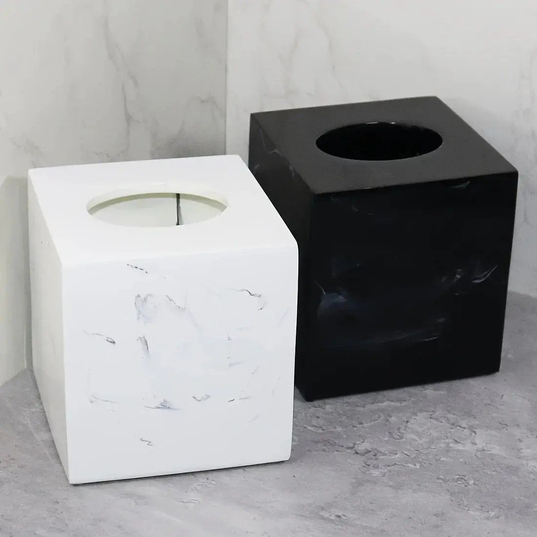 Tissue Box Holder - Luxury Marble by House Of Avana