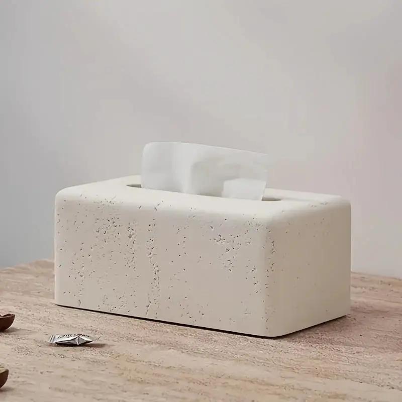 Tissue Box Holder - Modern Wooden Small by House Of Avana