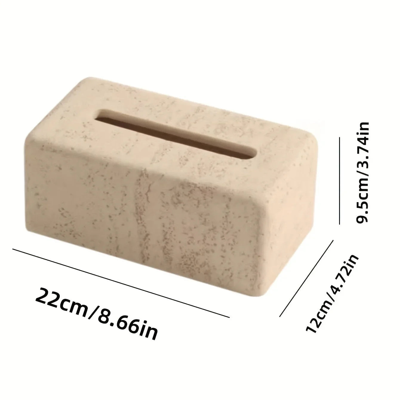 Tissue Box Holder - Modern Wooden Small