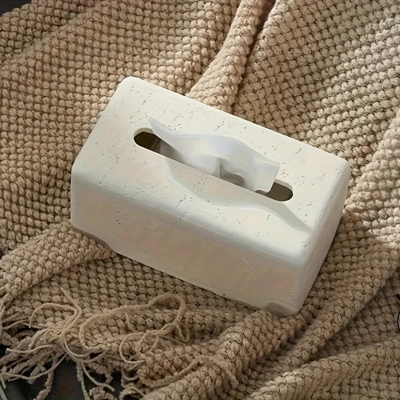Tissue Box Holder - Modern Wooden Small