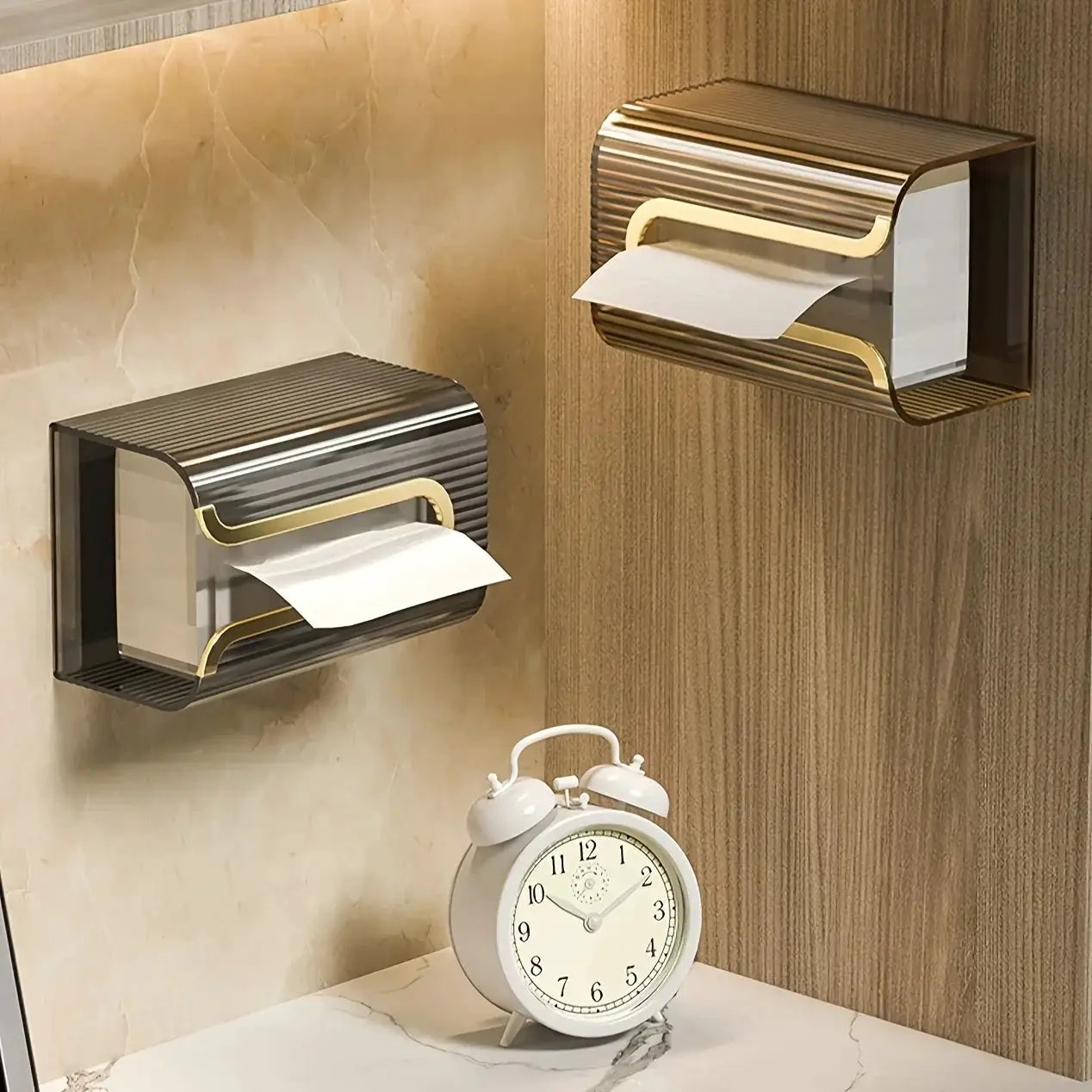 Tissue Holder - Square Metal by House Of Avana