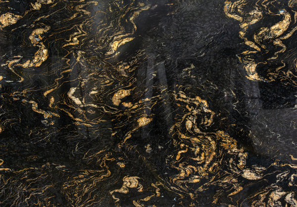 Titanium Gold Polished Granite Slab Random