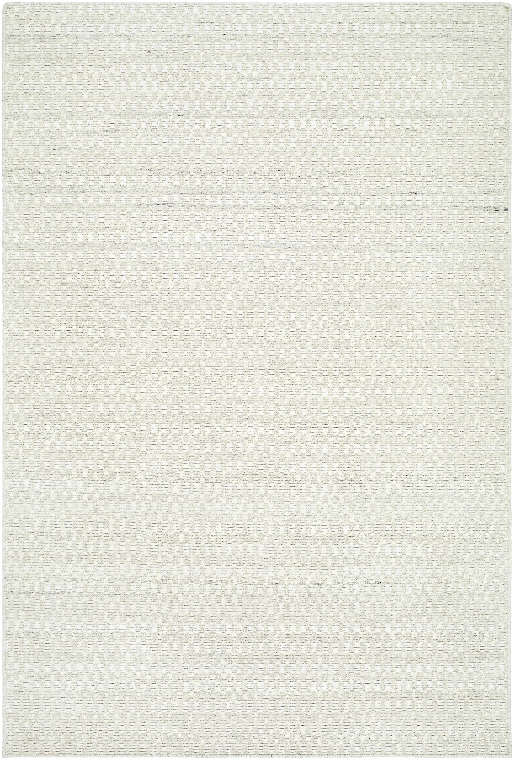 Tevah Siver Wool Rug by Boutique Rugs