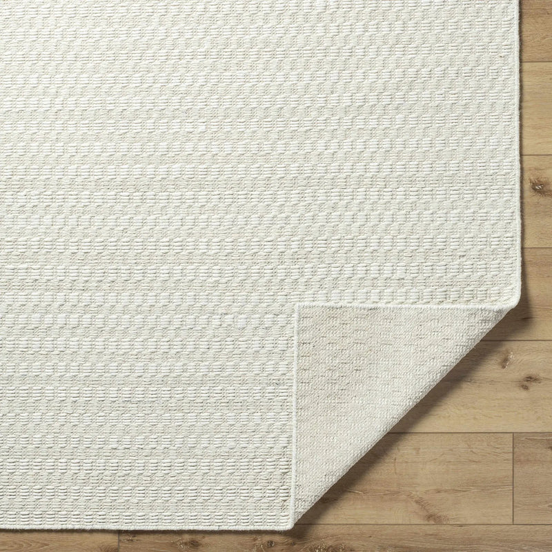 Tevah Siver Wool Rug by Boutique Rugs