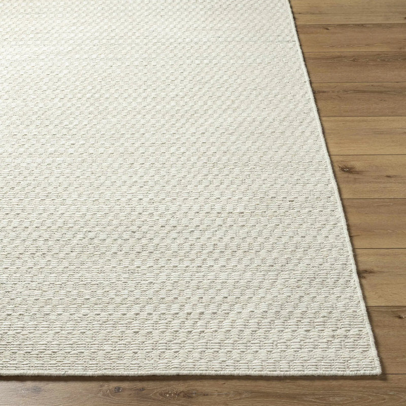 Tevah Siver Wool Rug by Boutique Rugs