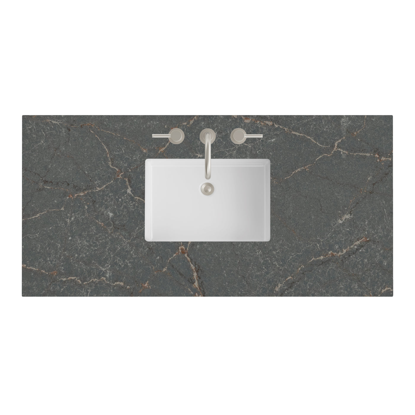 James Martin 48" Single Vanity Top with Parisien Bleu countertop