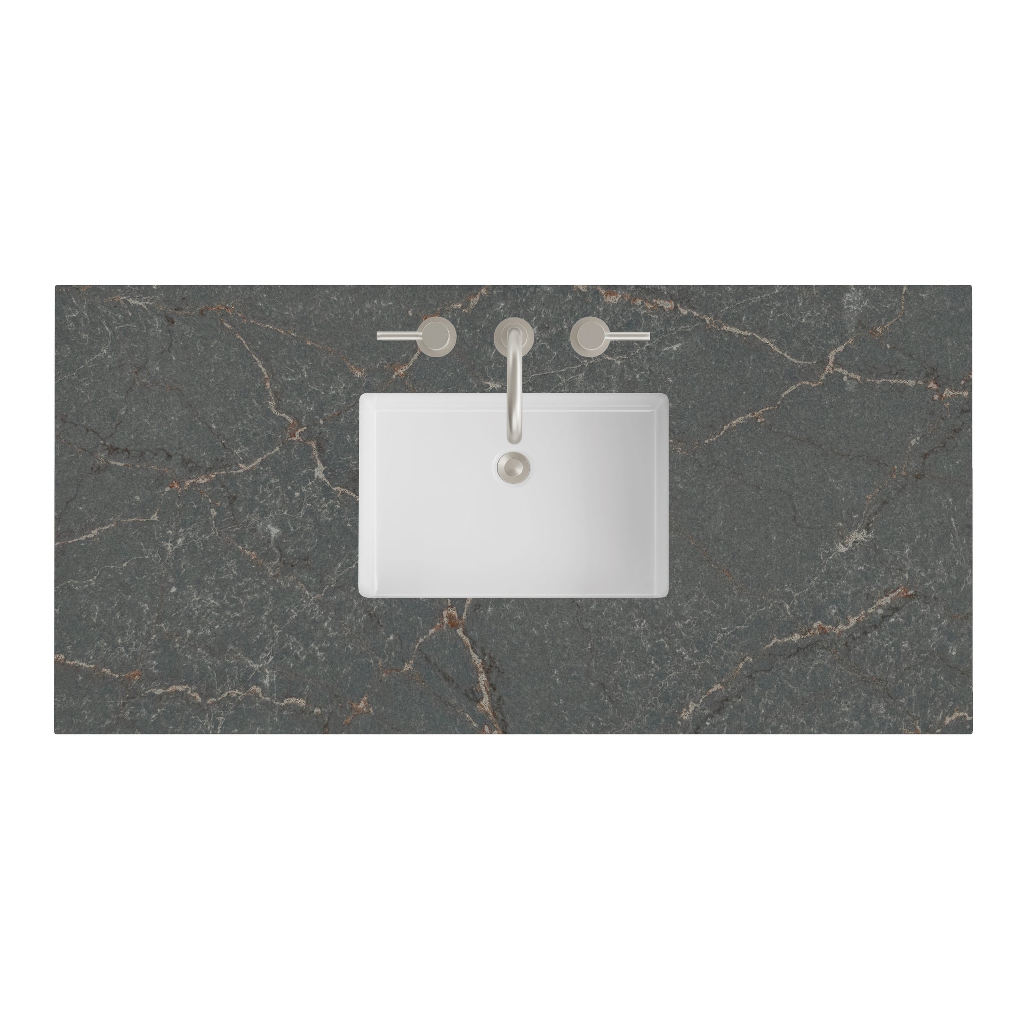 James Martin 48" Single Vanity Top with Parisien Bleu countertop