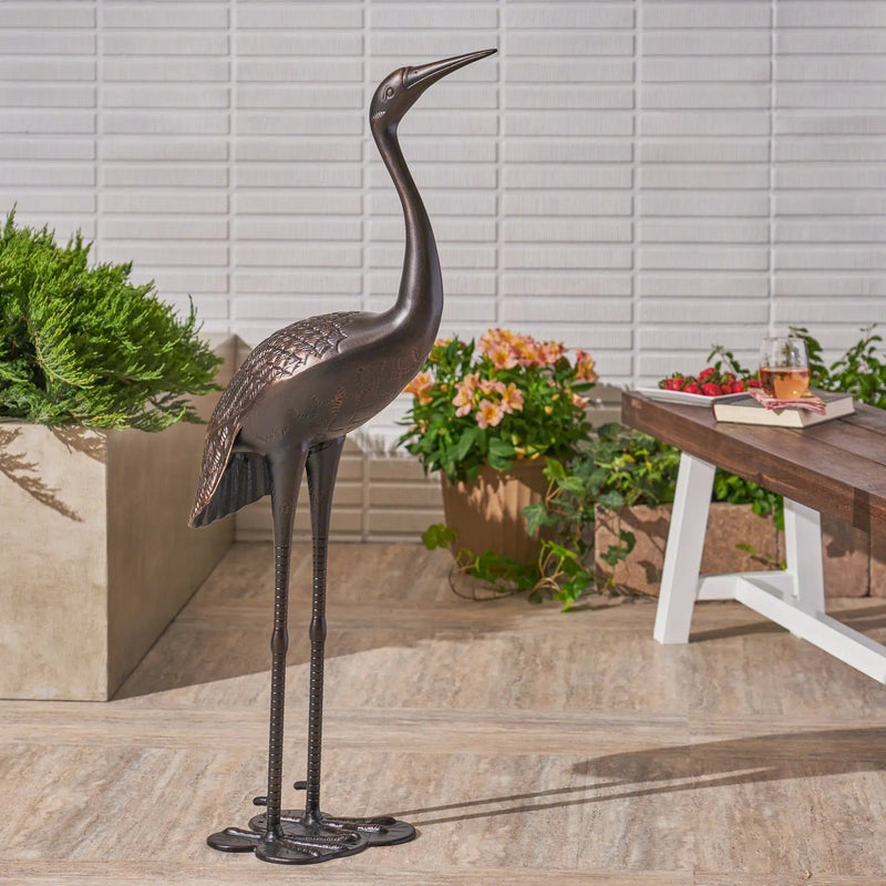 Sunny Outdoor 43 Inch Aluminum Crane, Shiny by HouseOfZazla