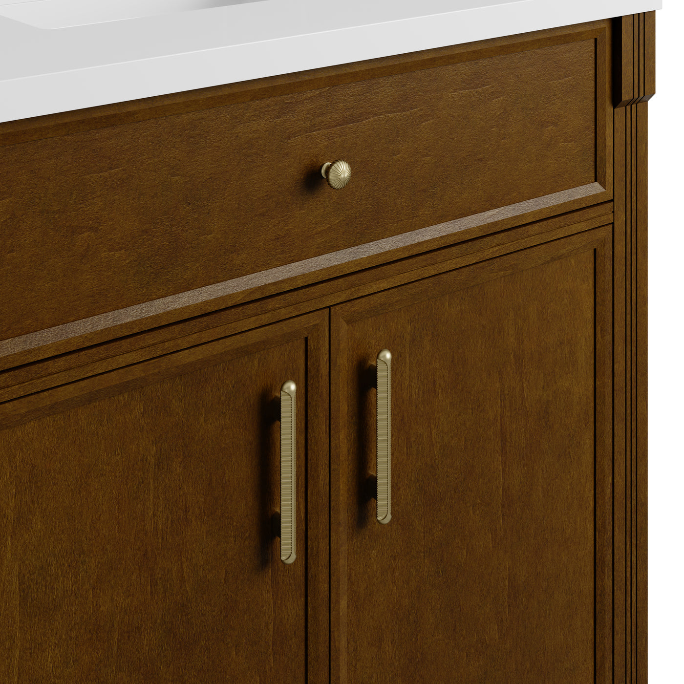 James Martin Bellshire 72" Double Bathroom Vanity, Honey Oak, view 23